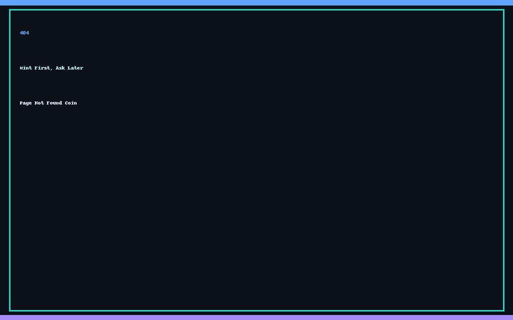 Mint First, Ask Later